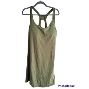 Halara racerback dress with built in shorts